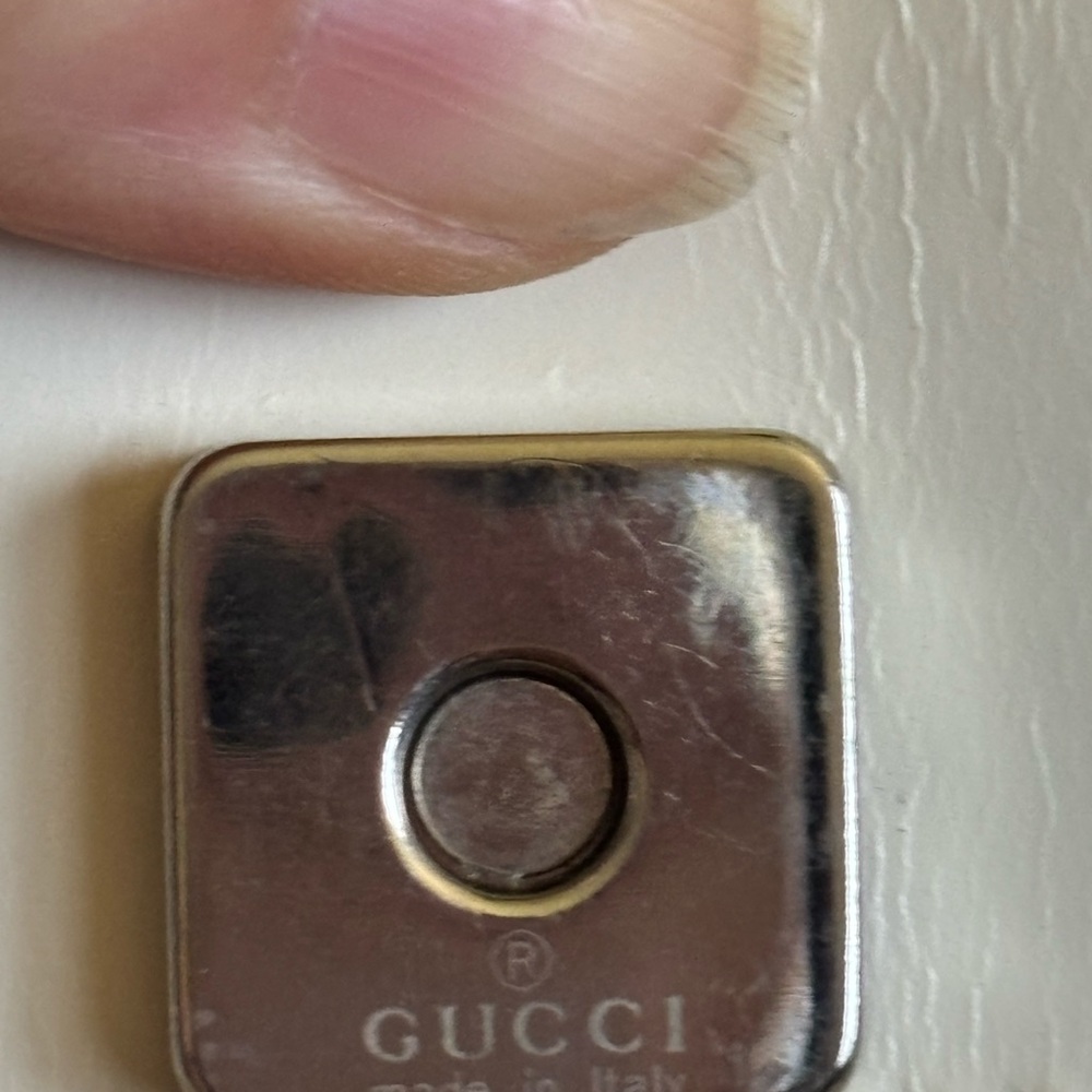 Auth GUCCI tote Shoulder bag GG pattern canvas leather Beige - Picture 4 of 16